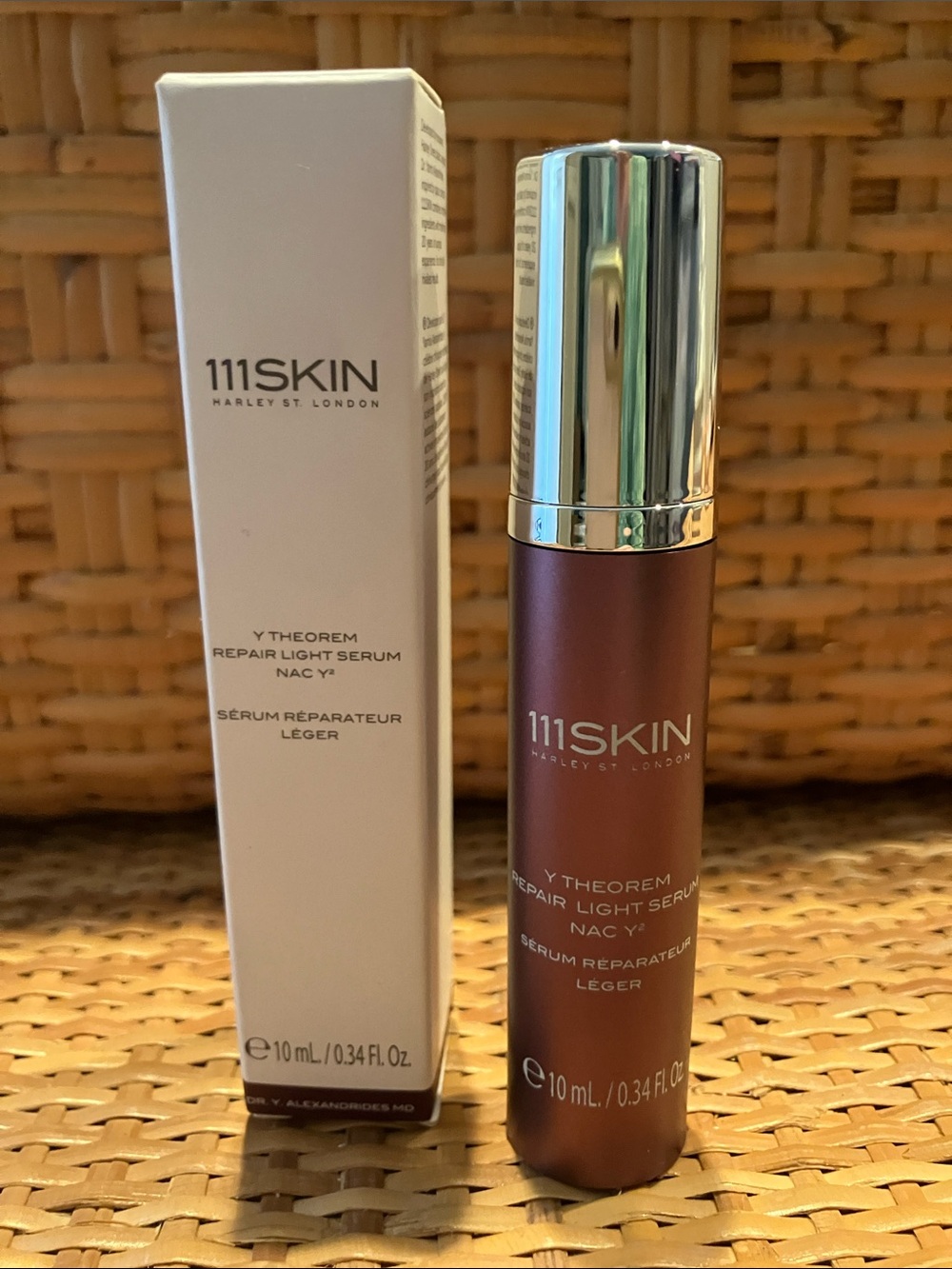 111Skin Y Theorem Repair Light Serum NAC Y²™ Travel Size New in Box